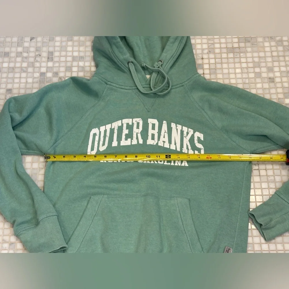 Outer Banks North Carolina Green Hoodie Sweatshirt with Pocket - Picture 12 of 12